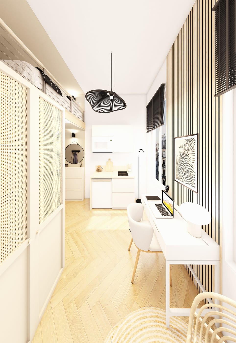 Scandinavian home office