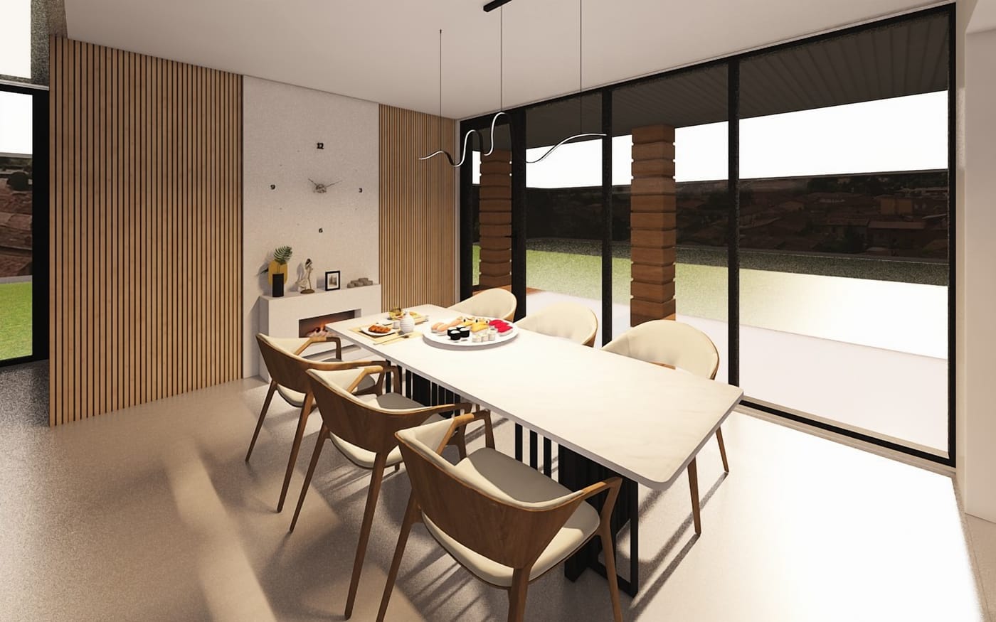 Scandinavian dining room