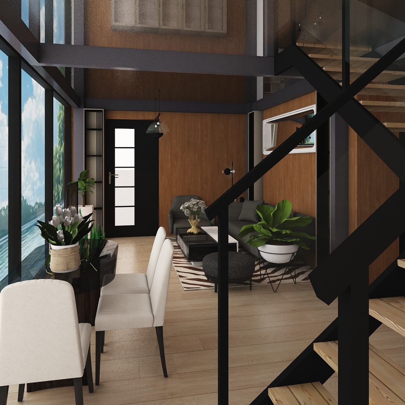 Contemporary living room