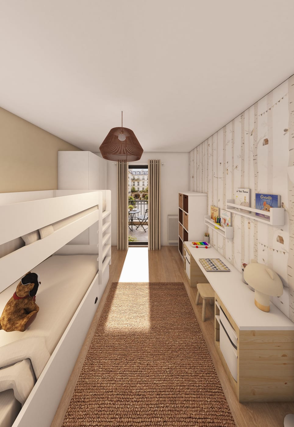 Scandinavian kids room