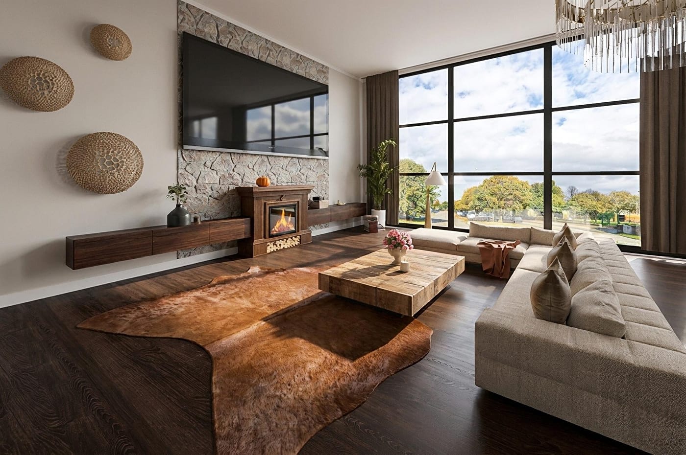 Contemporary living room