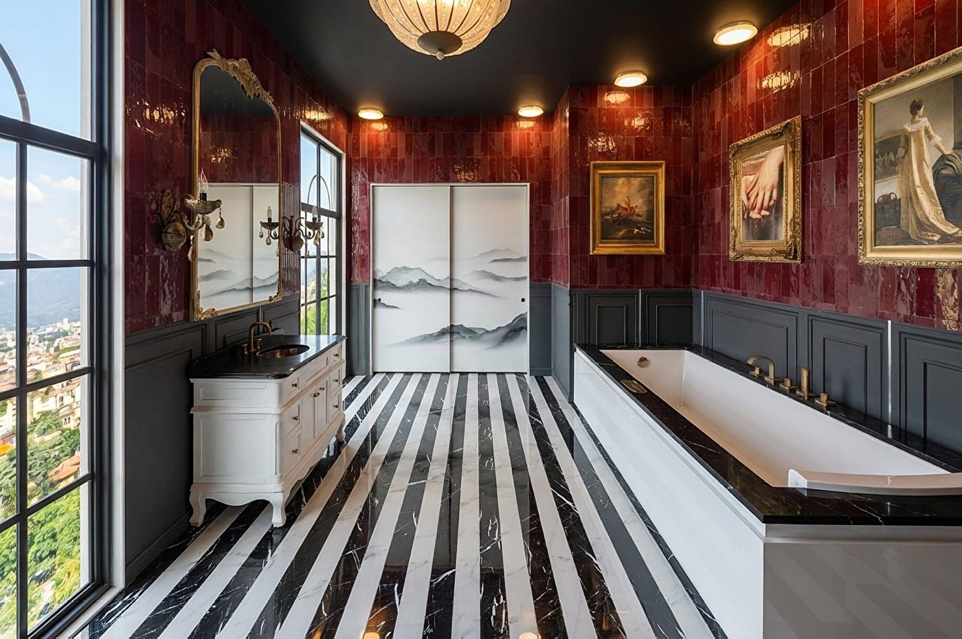 Traditional bathroom