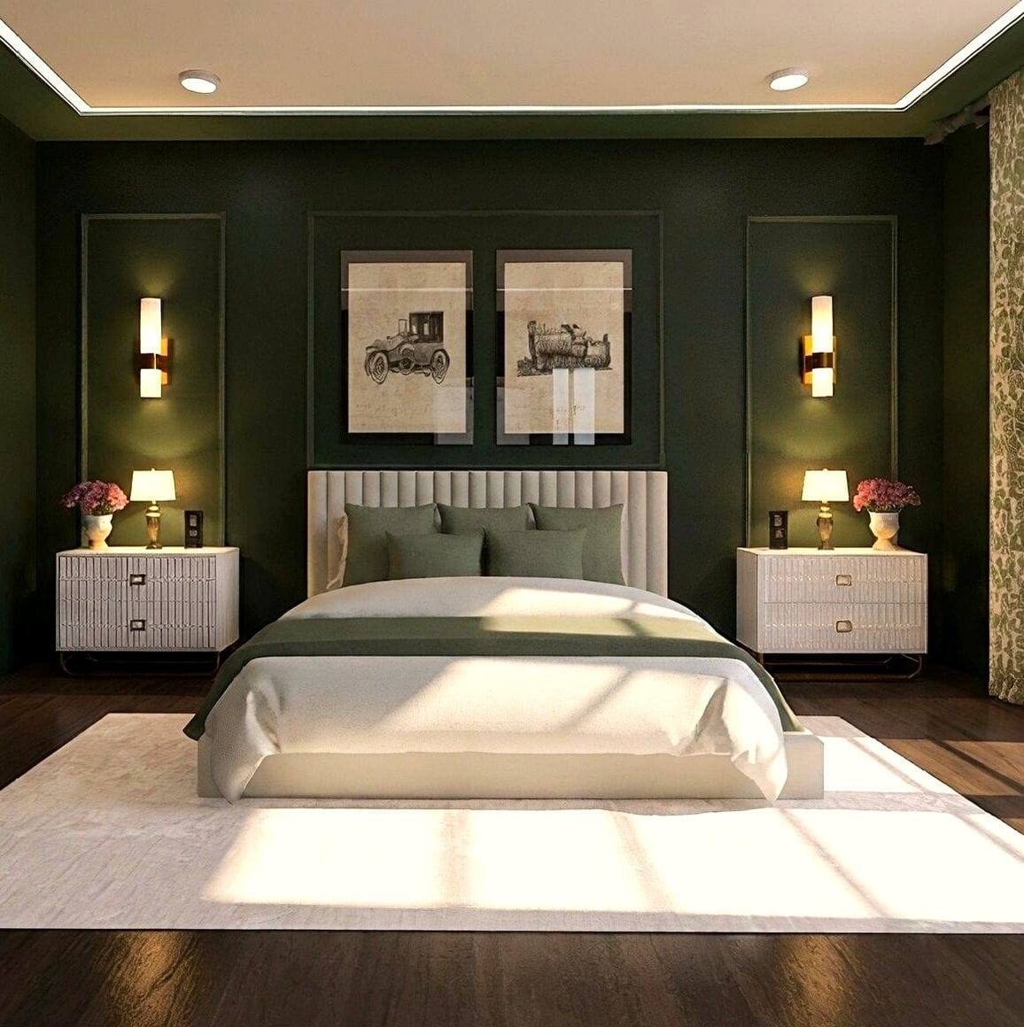Traditional bedroom