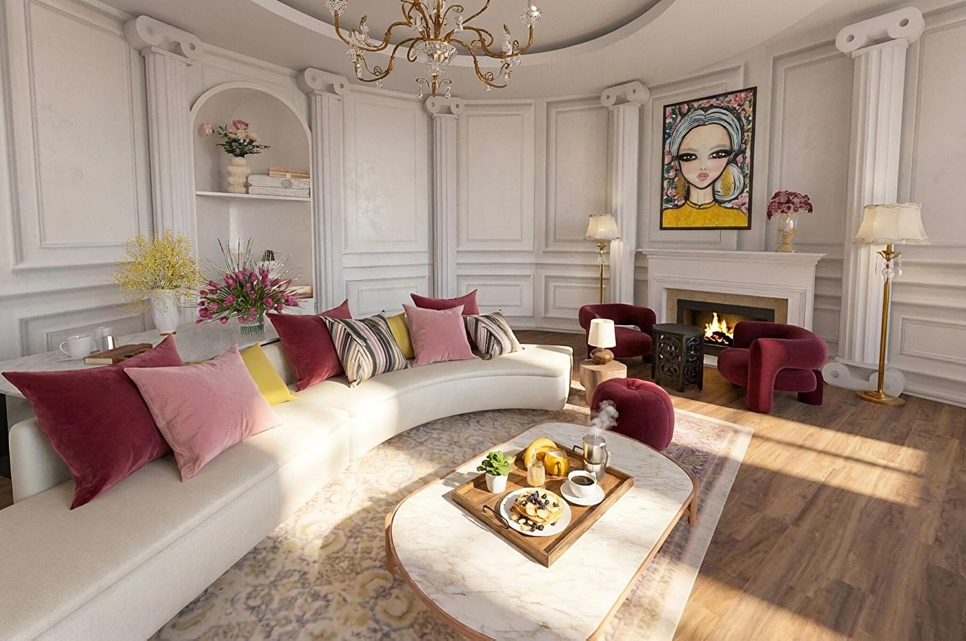 Traditional living room