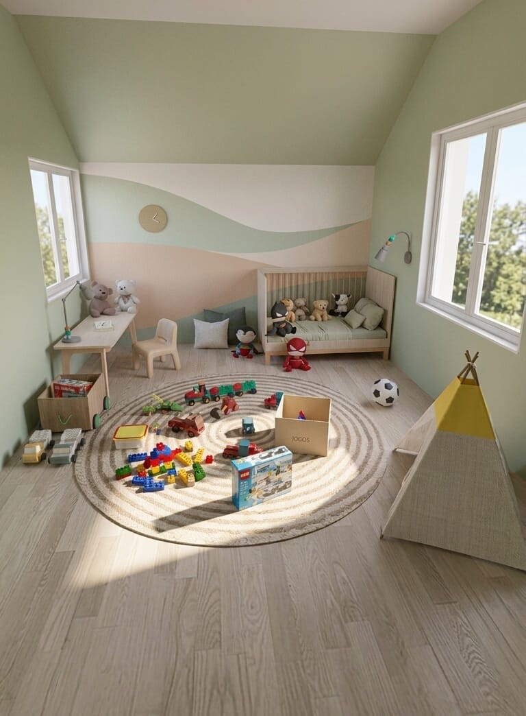 Scandinavian kids room