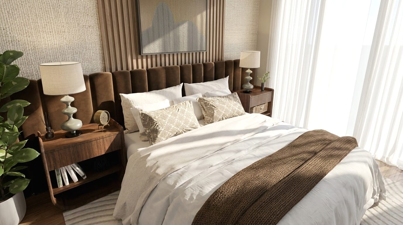 Mid-century bedroom