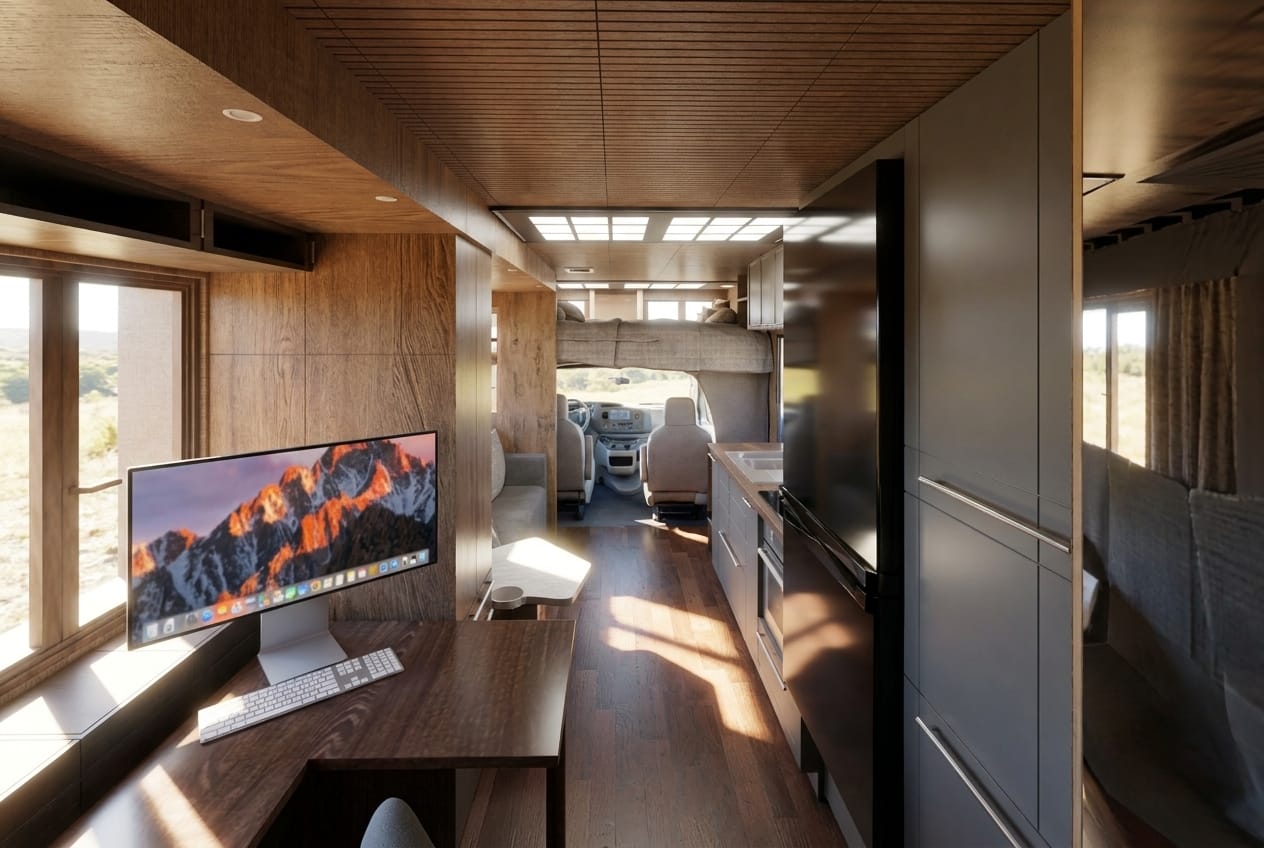 Mid-century home office