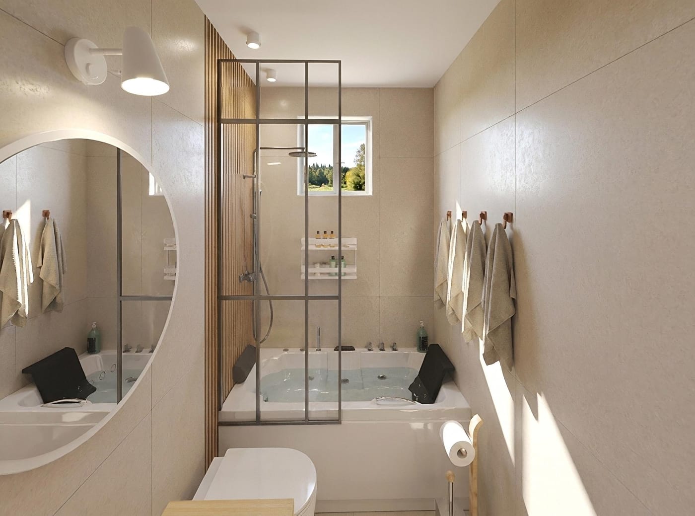 Mid-century bathroom