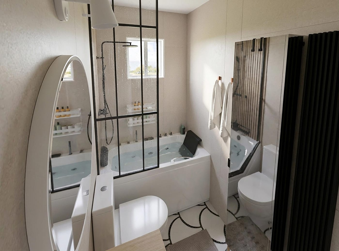 Mid-century bathroom