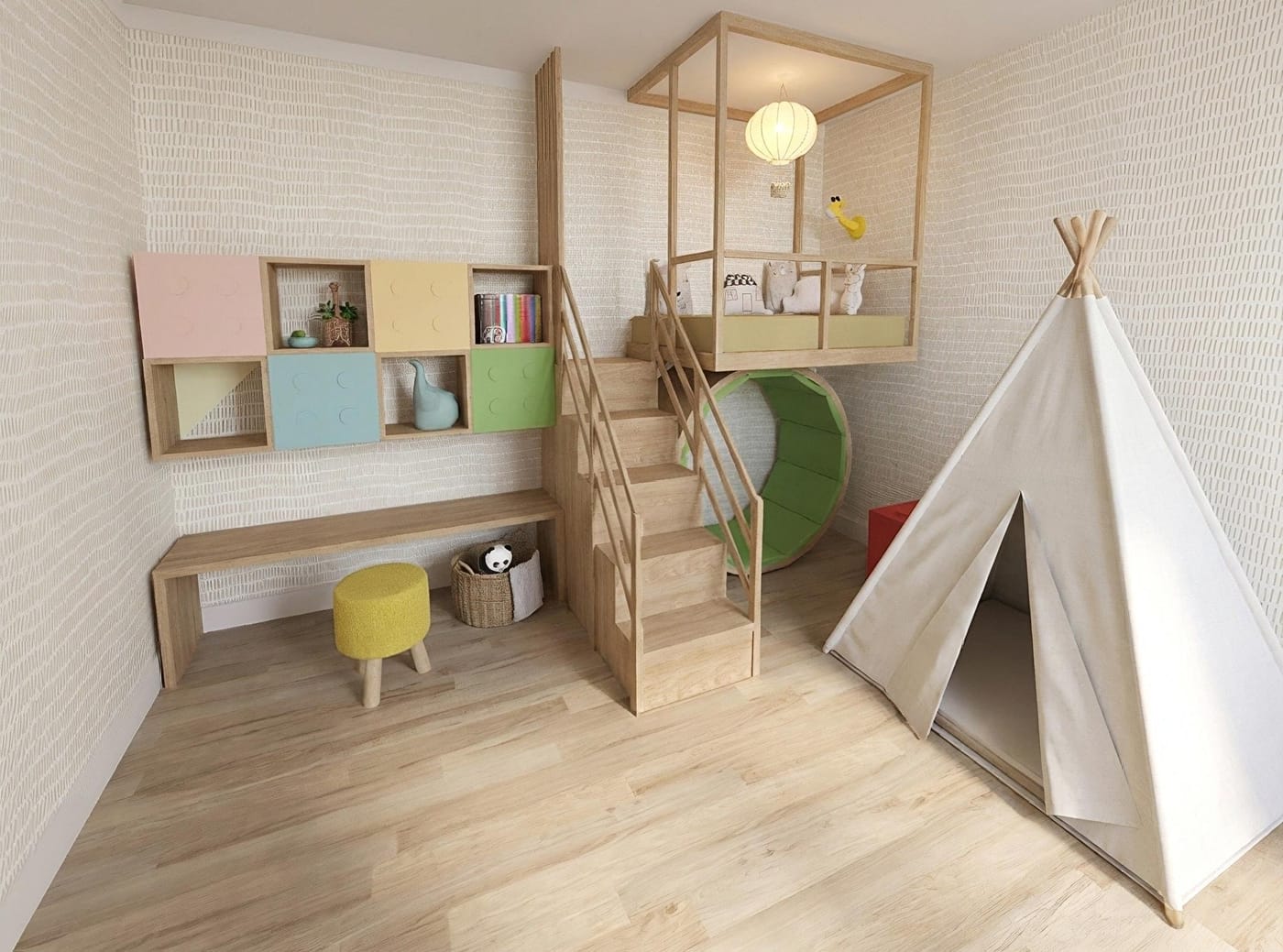 Scandinavian kids room