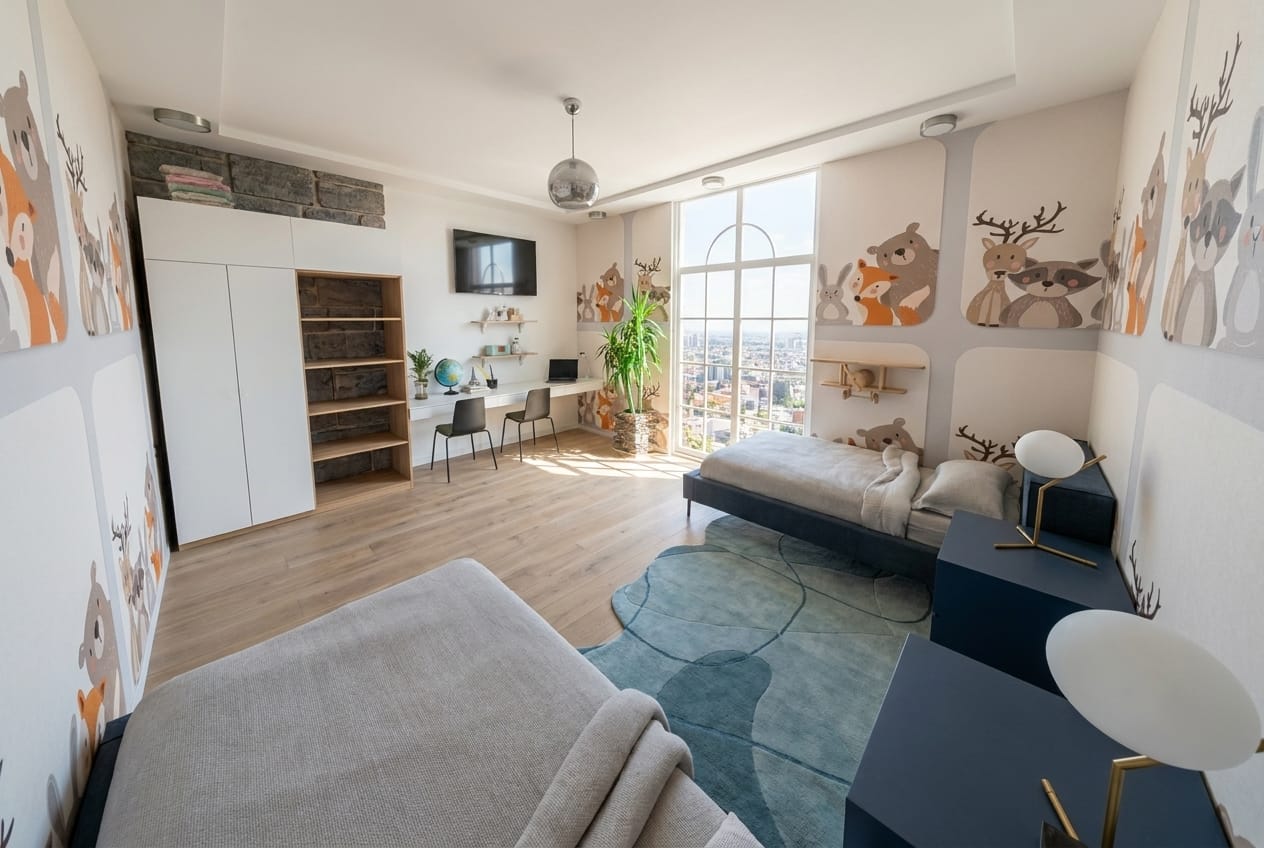 Scandinavian kids room