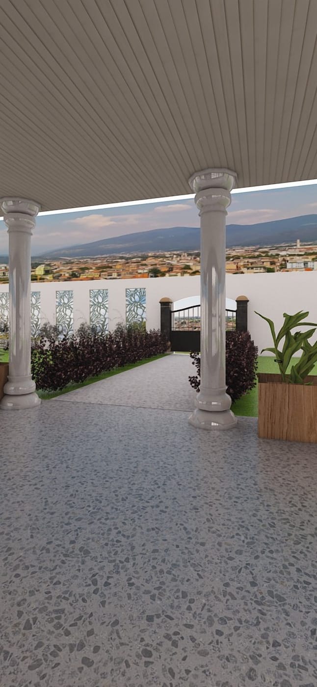Mediterranean outdoor space