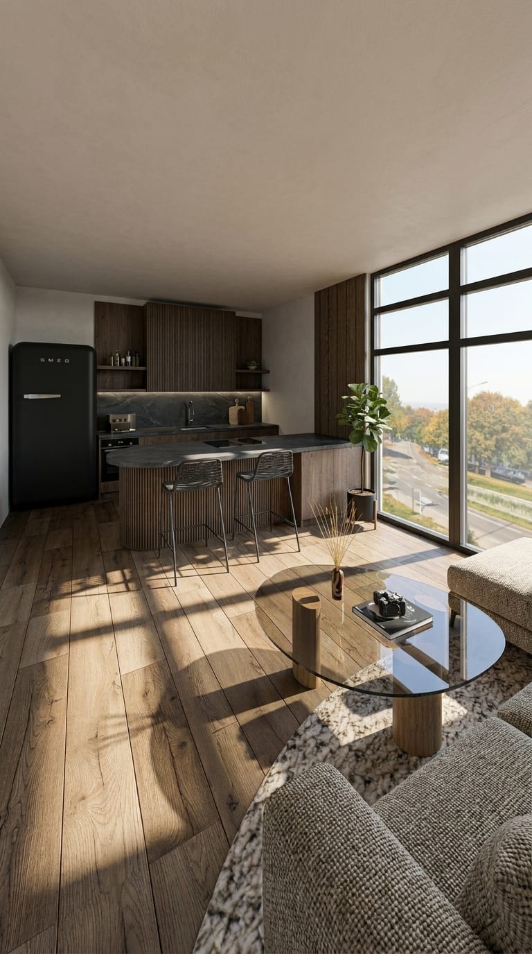 Mid-century living room