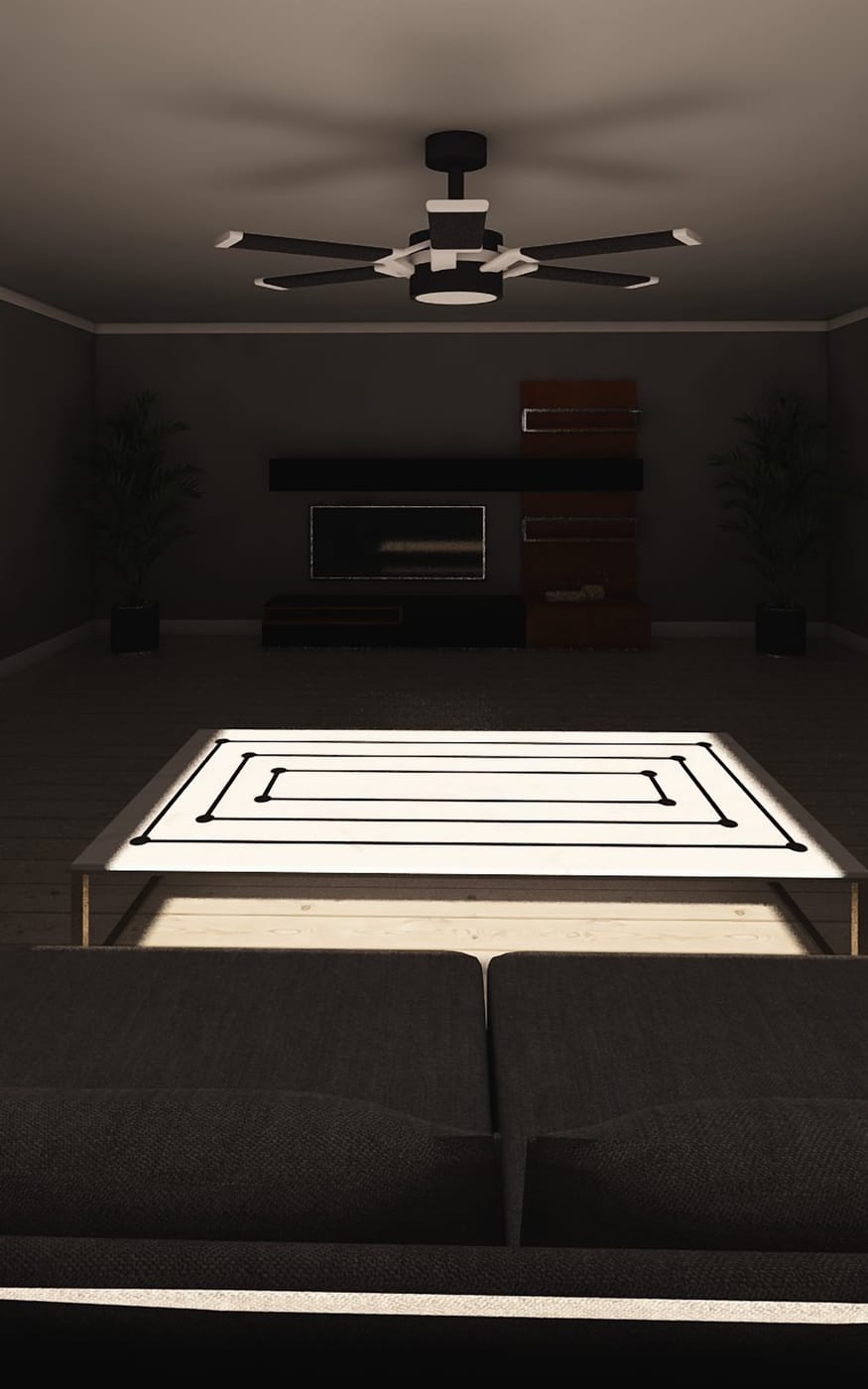 Mid-century living room