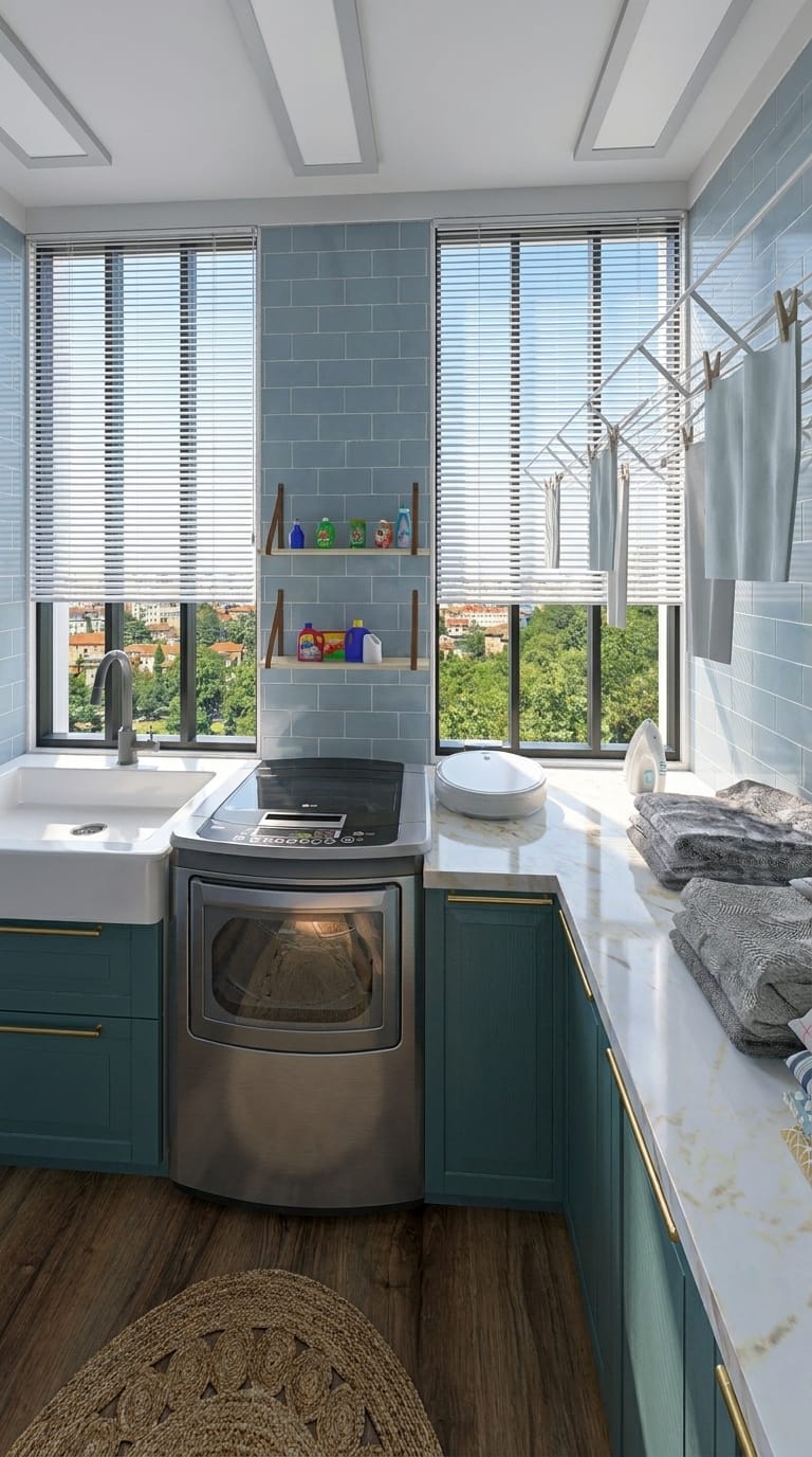 Traditional laundry room