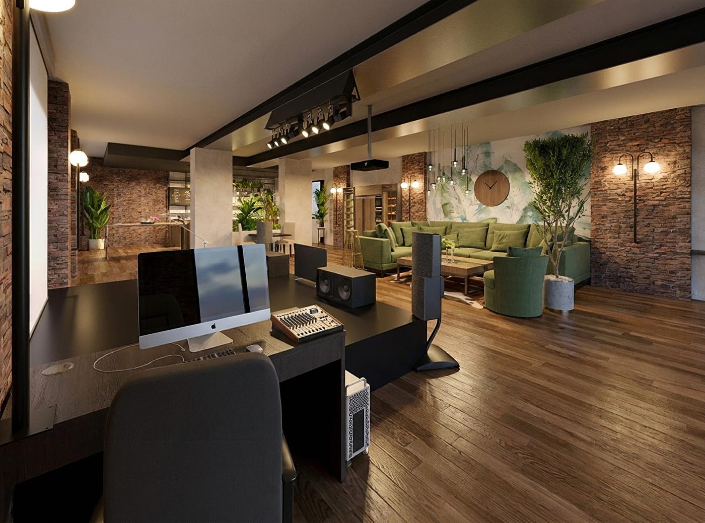 Industrial home office