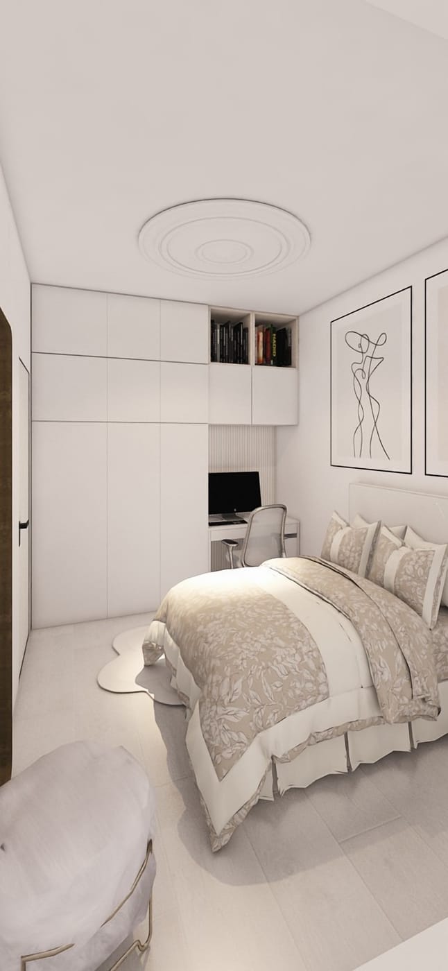 Mid-century bedroom