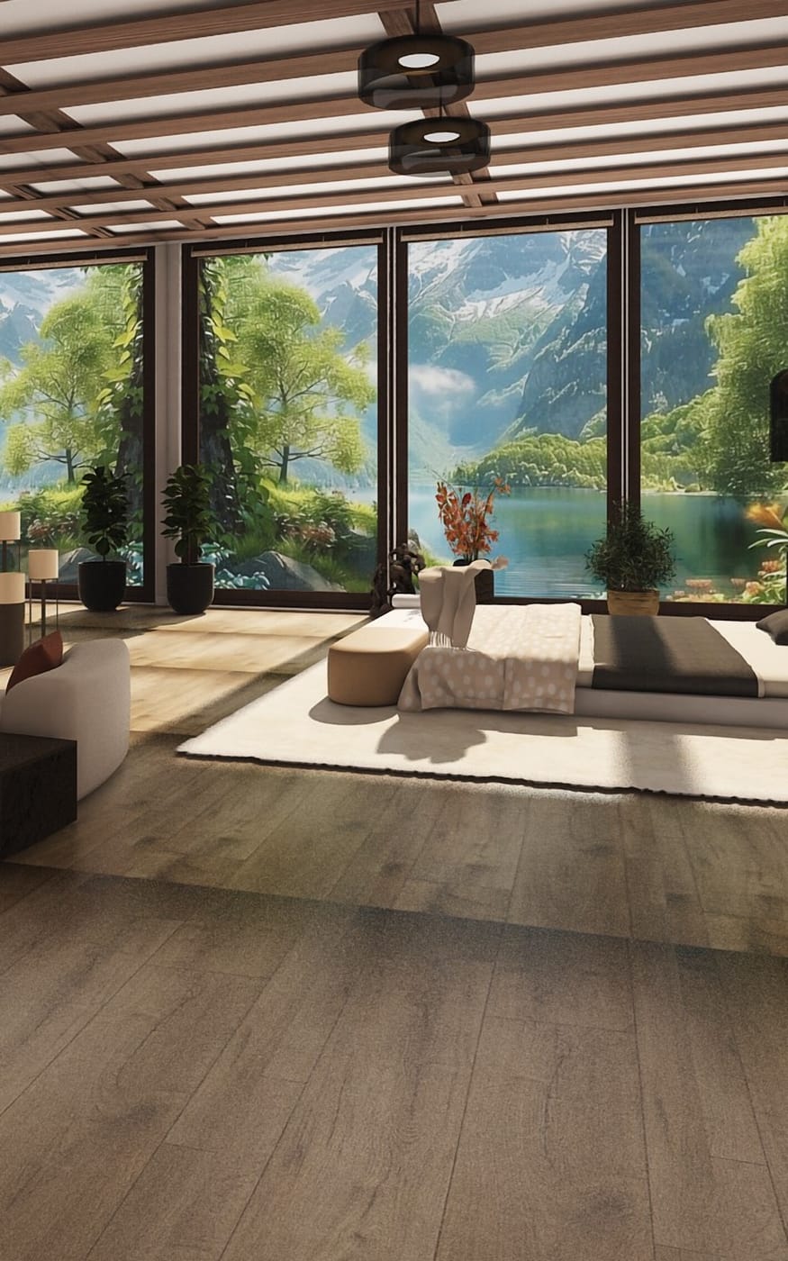 Mid-century living room