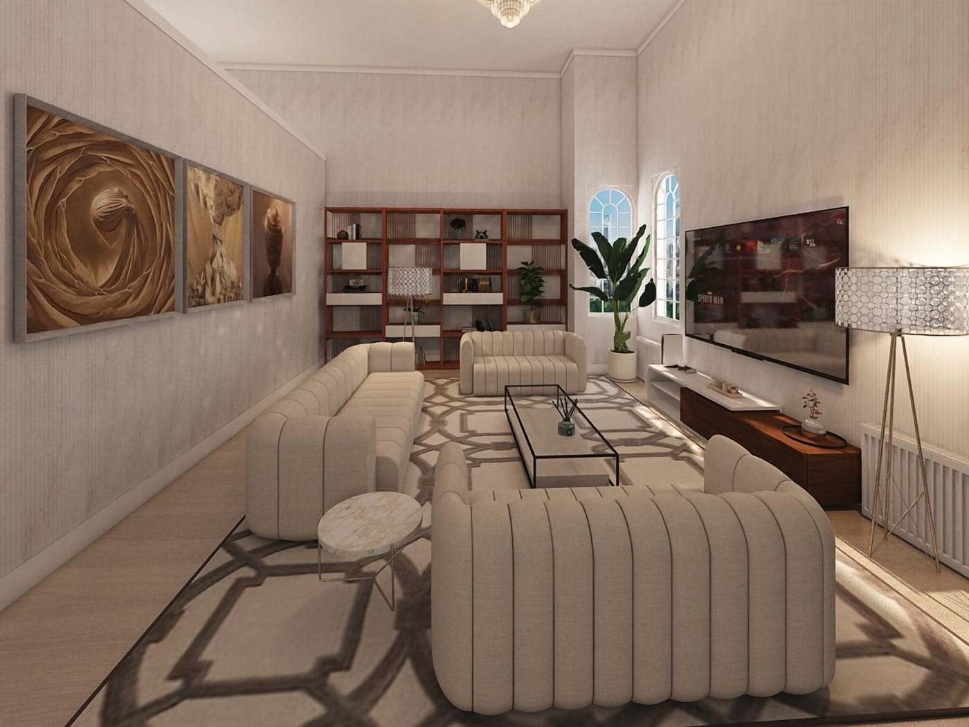 Contemporary living room