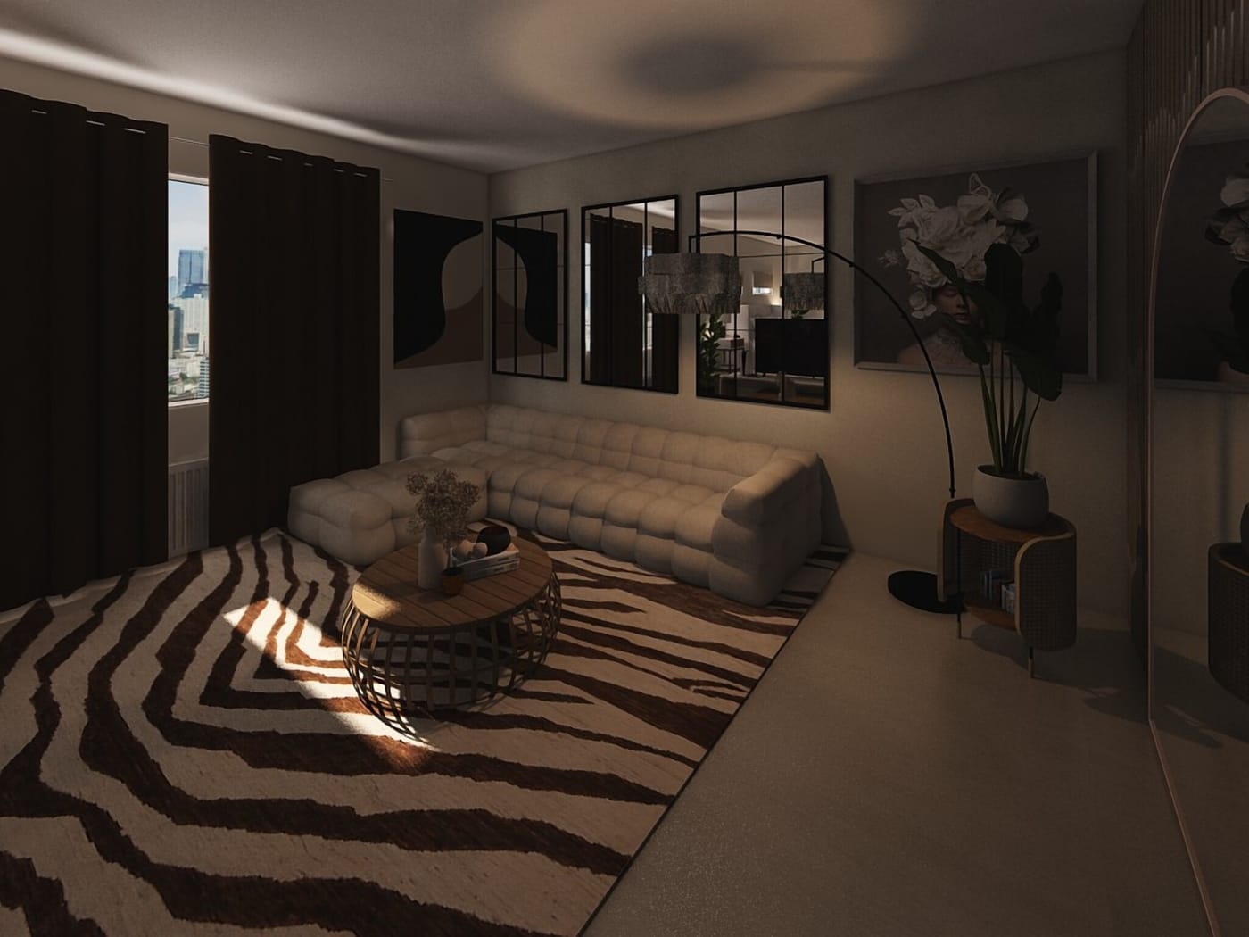 Contemporary living room