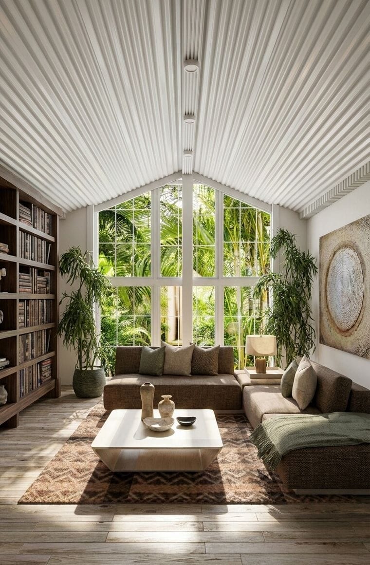 Tropical living room