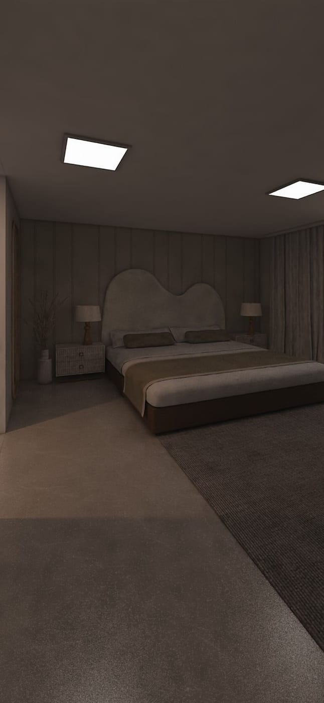 Mid-century bedroom