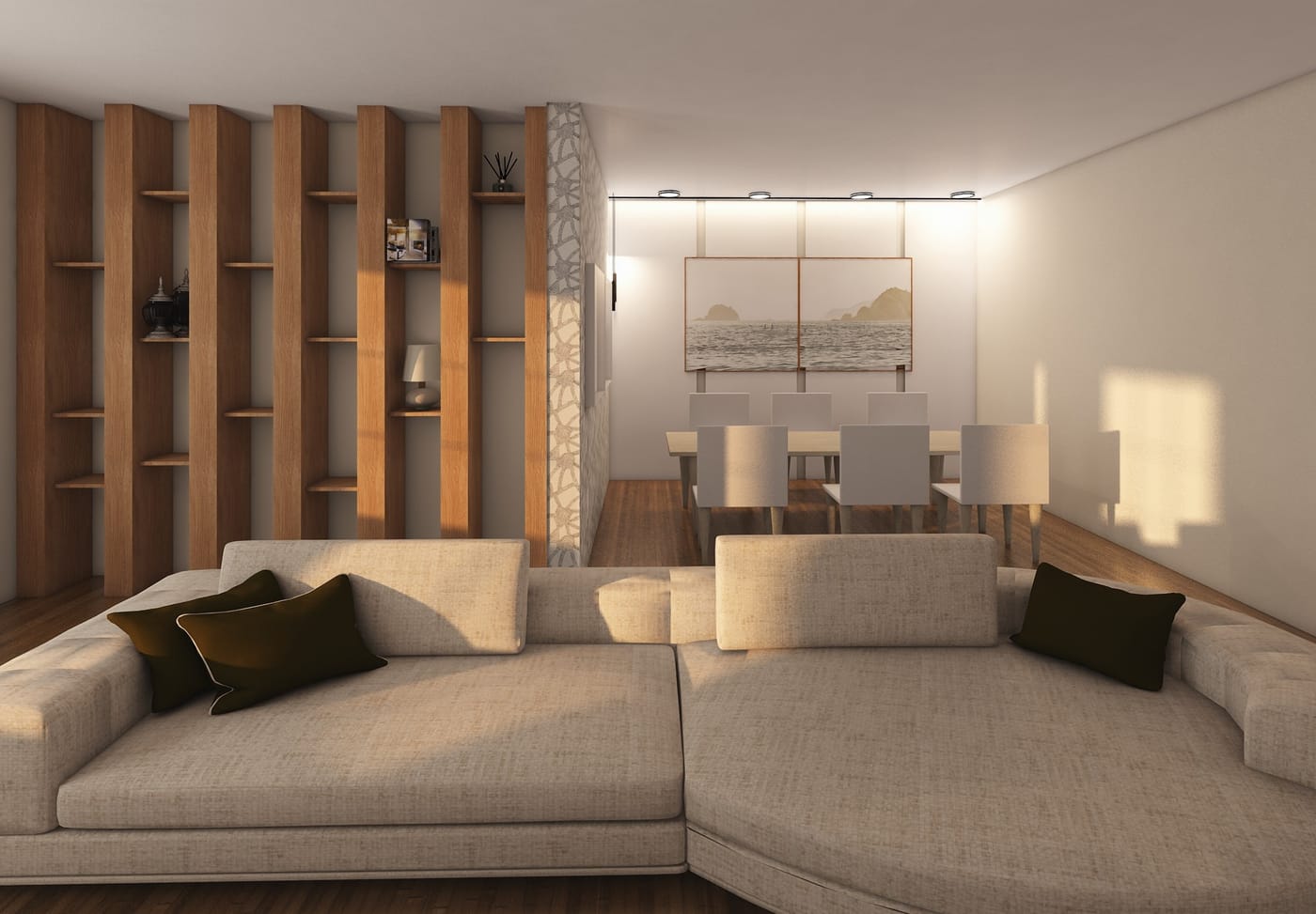 Contemporary living room