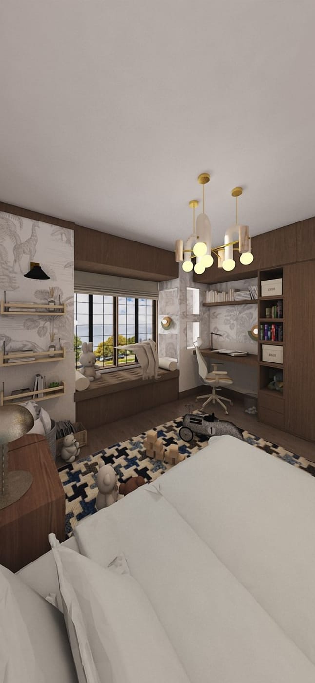Mid-century bedroom