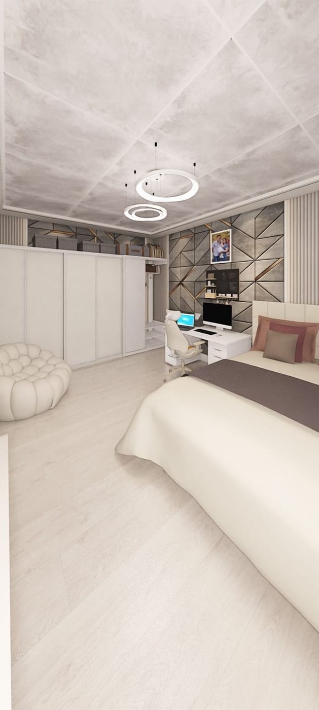Mid-century bedroom
