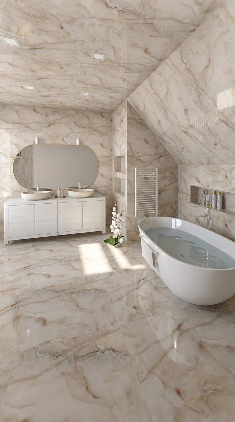 Mid-century bathroom