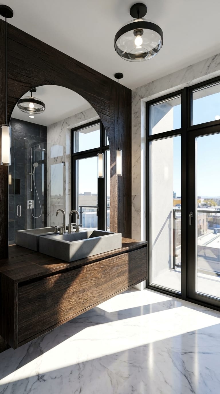 Contemporary bathroom