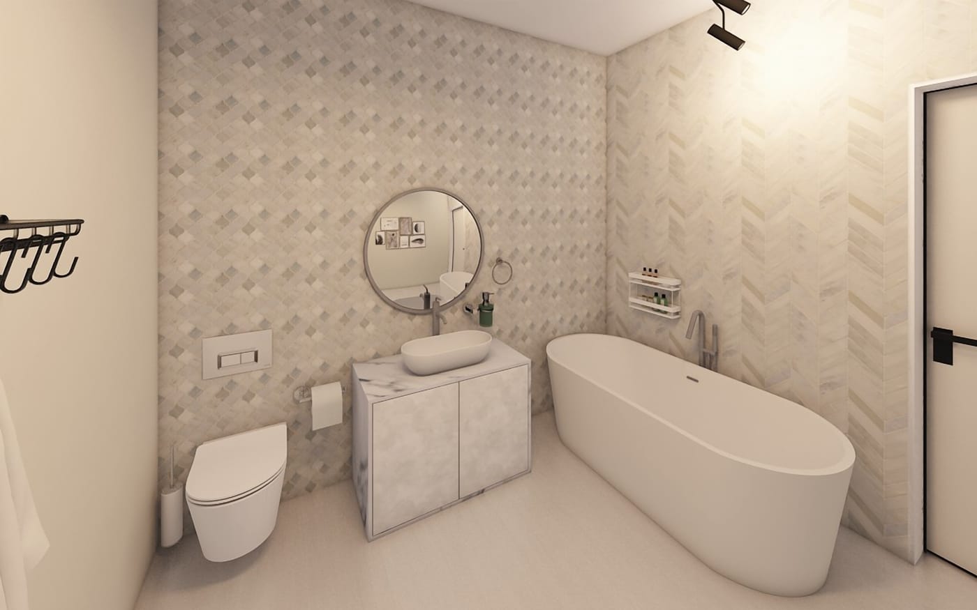 Mid-century bathroom