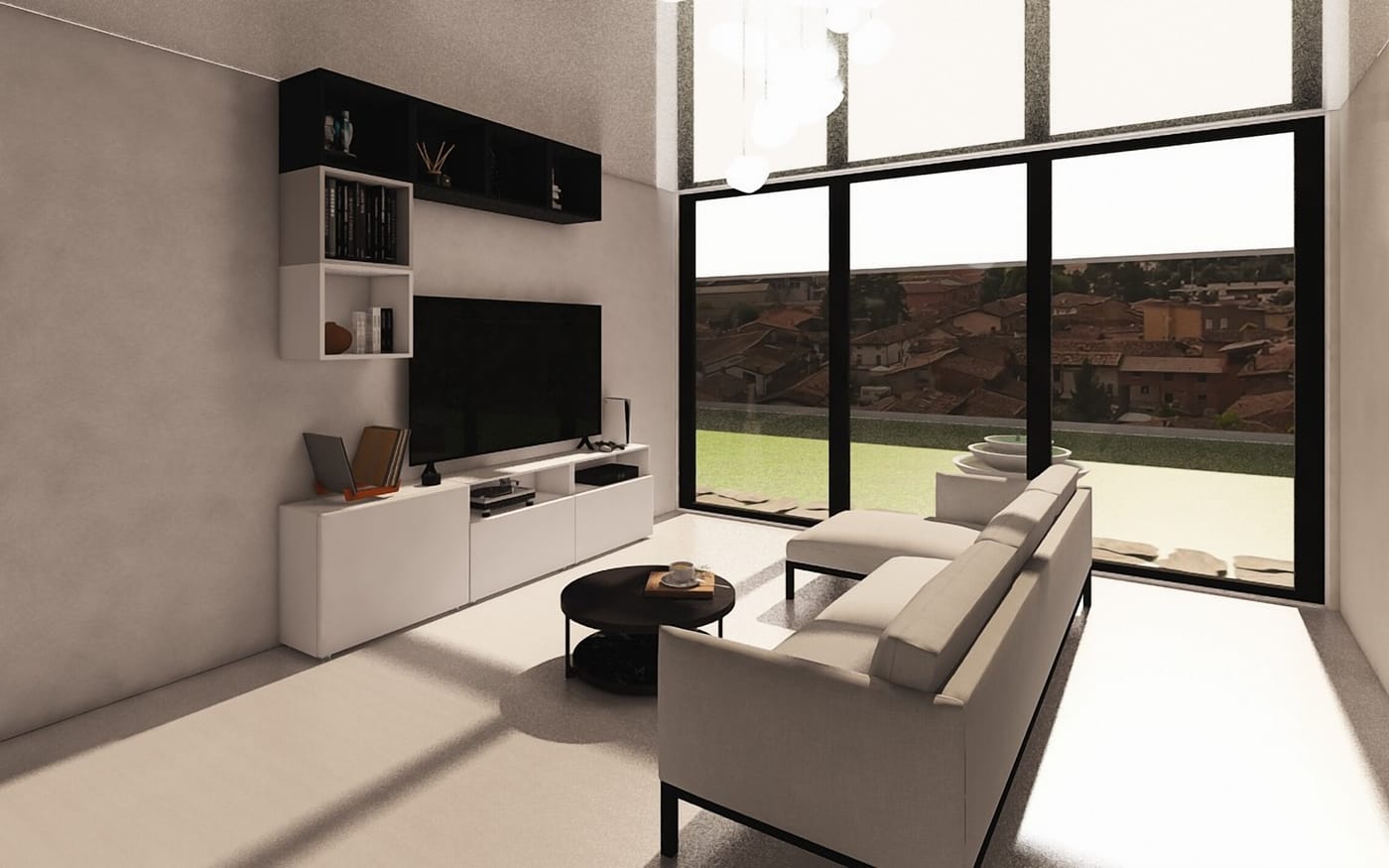 Mid-century living room