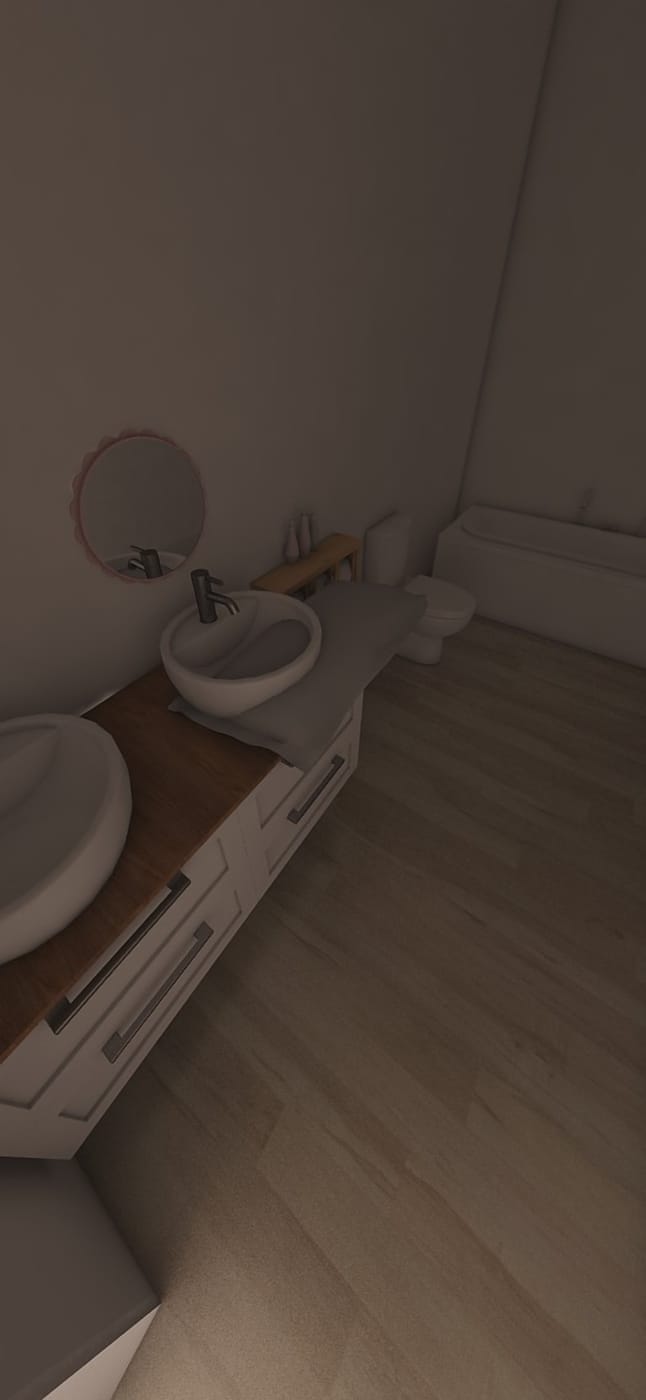 Mid-century bathroom