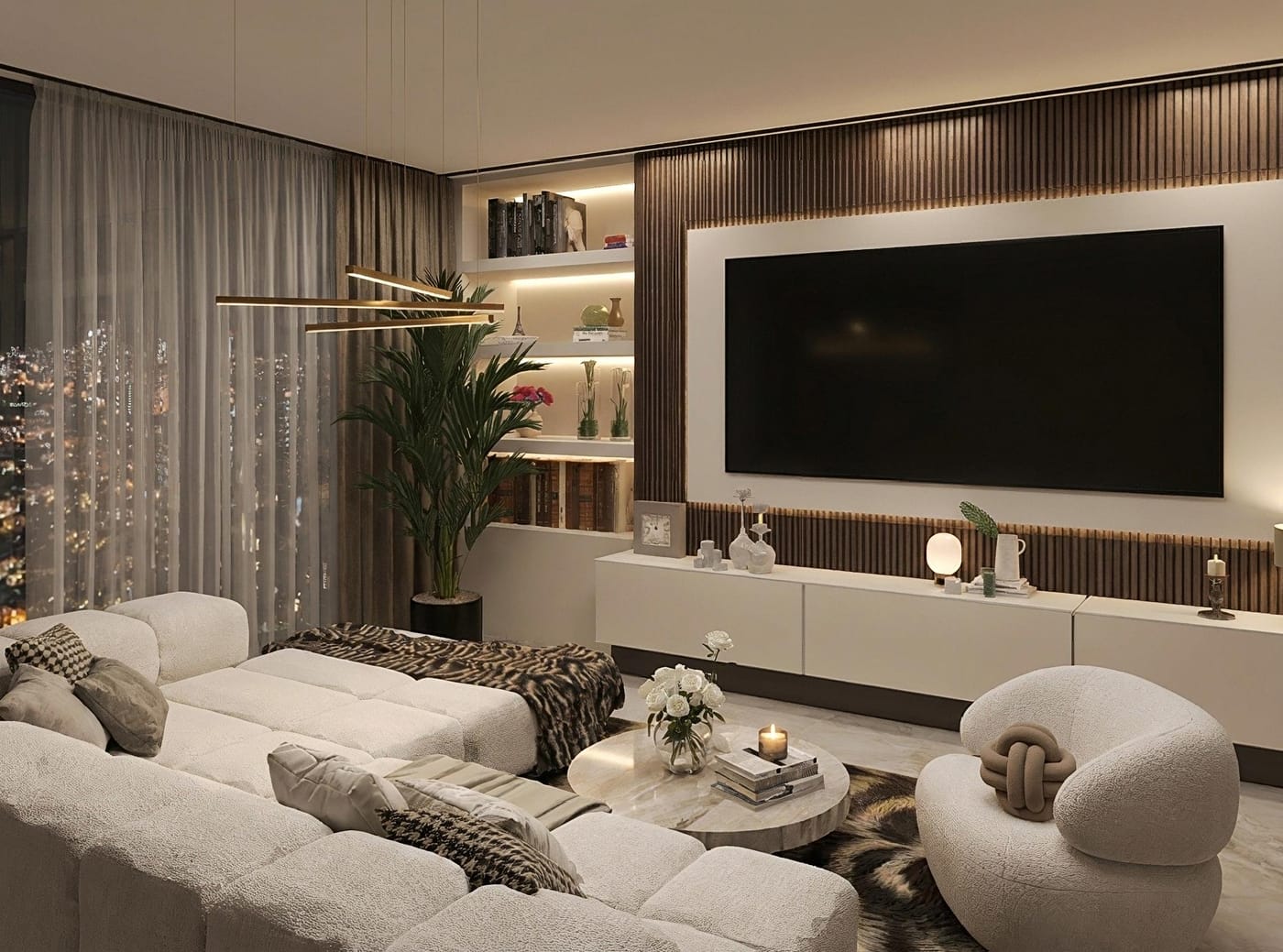 Mid-century living room