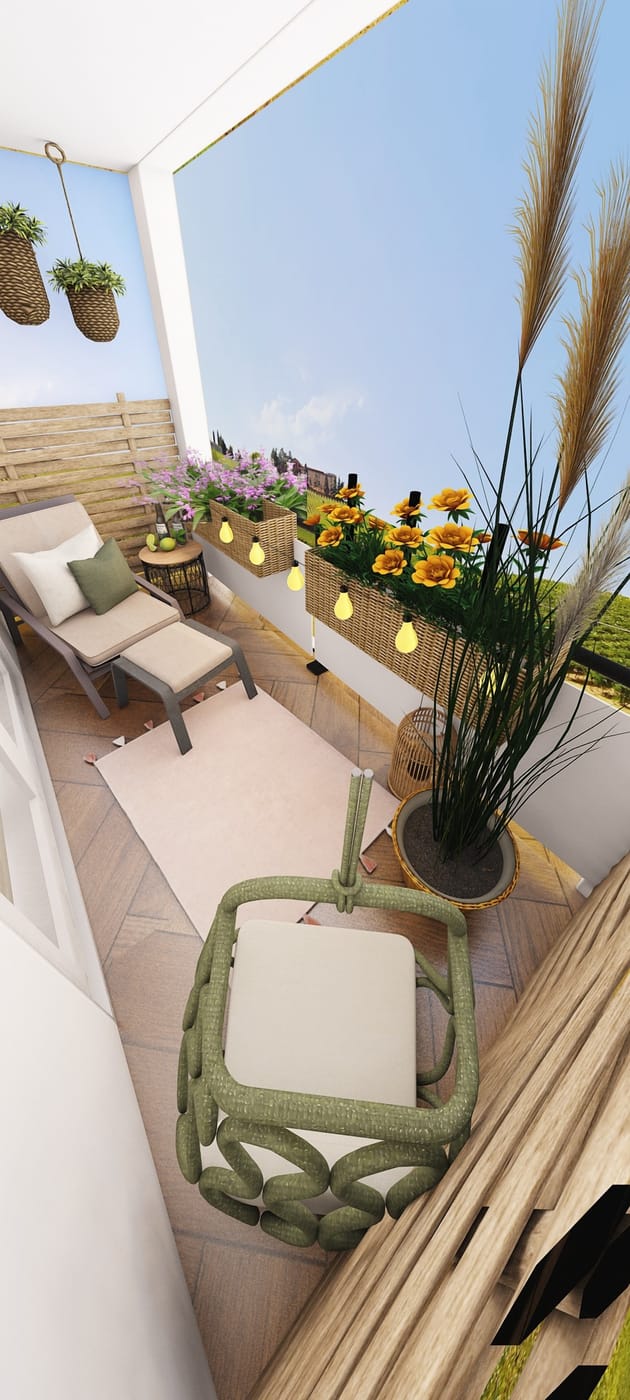 Scandinavian outdoor space