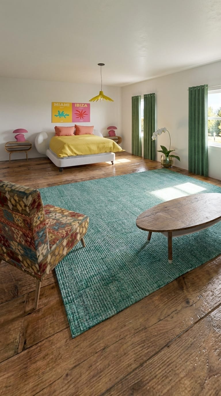 Retro bedroom
