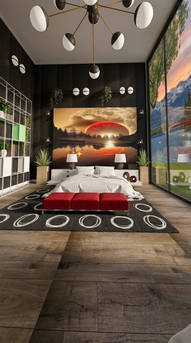 Traditional bedroom