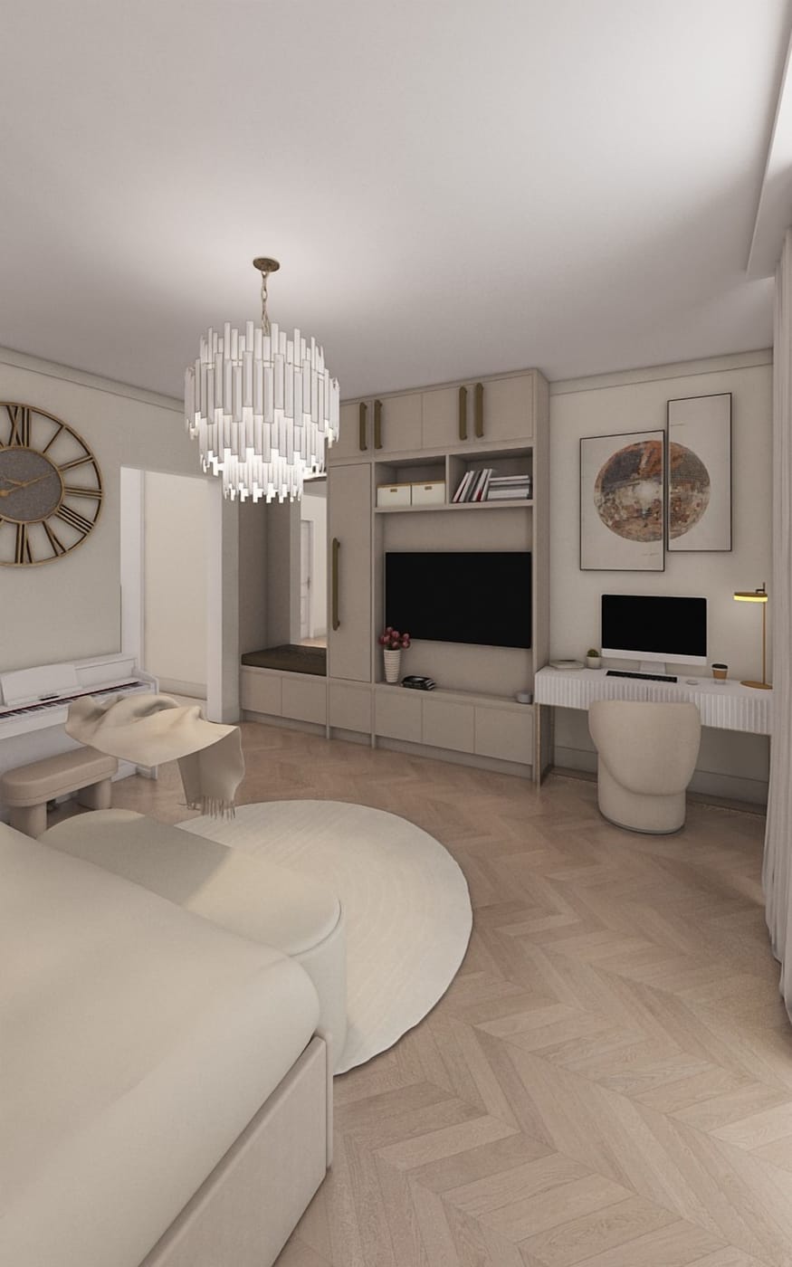 Mid-century living room