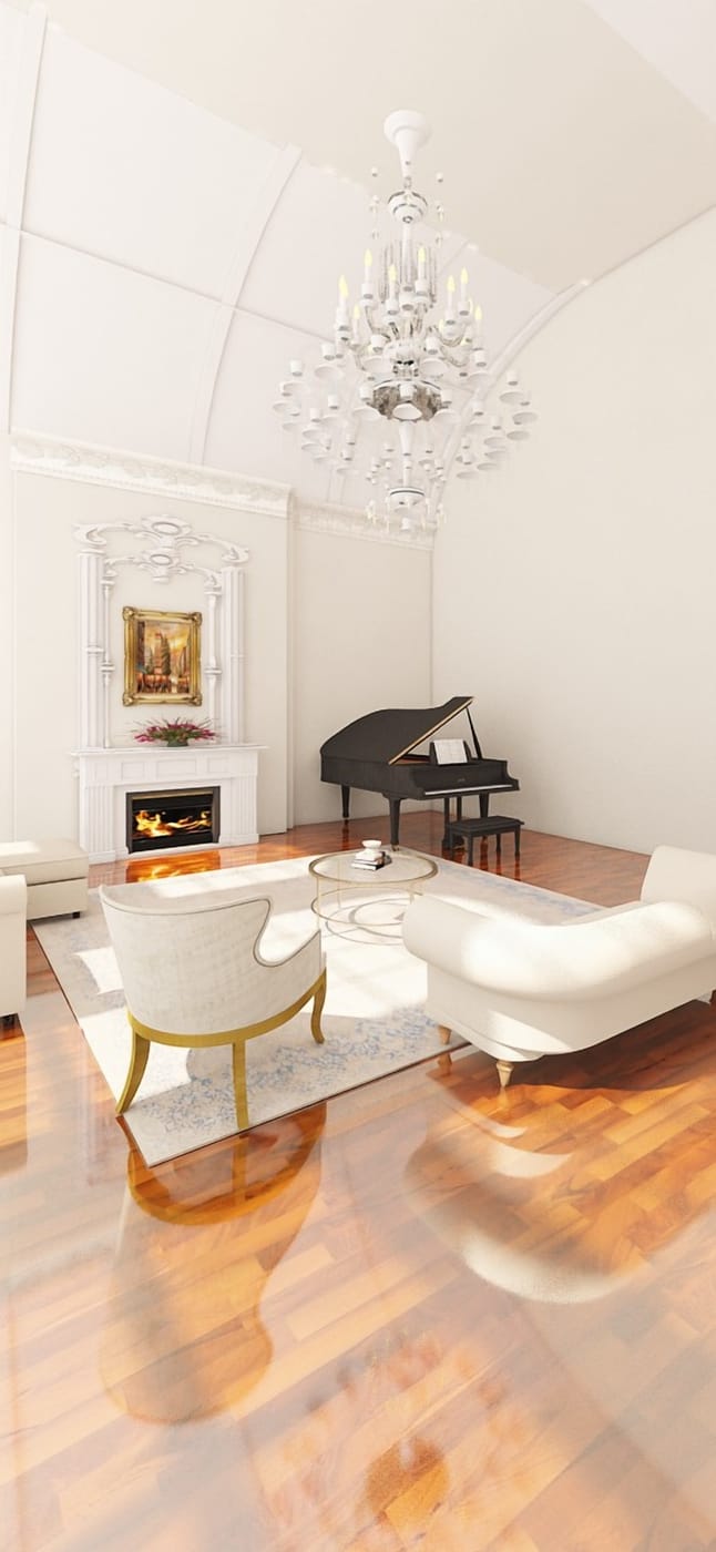 Traditional living room