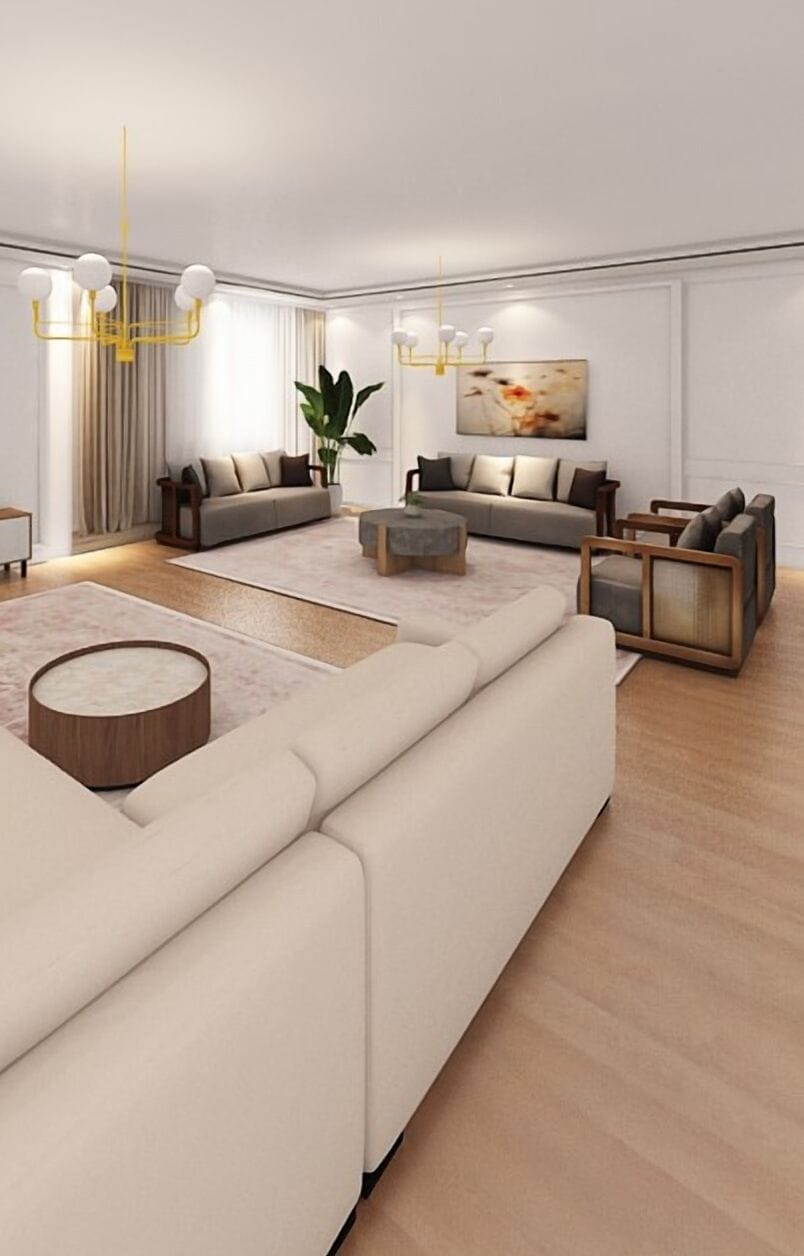 Mid-century living room