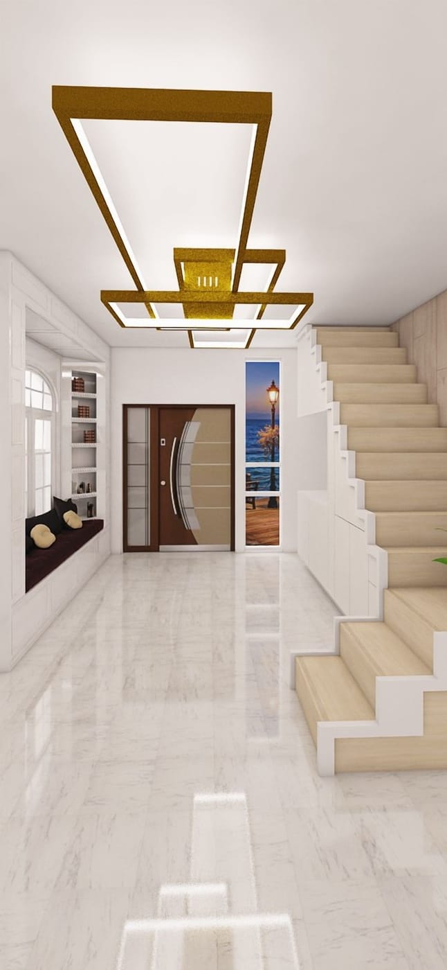 Mid-century hall