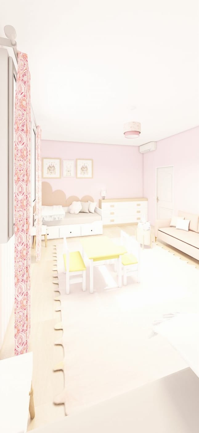 Boho kids room