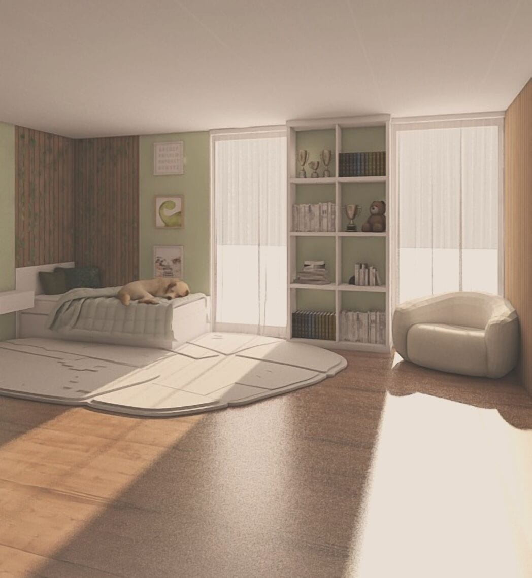 Scandinavian bedroom