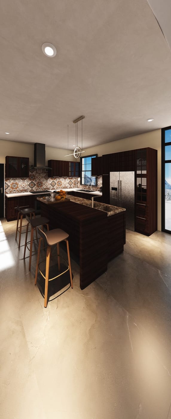 Mid-century kitchen