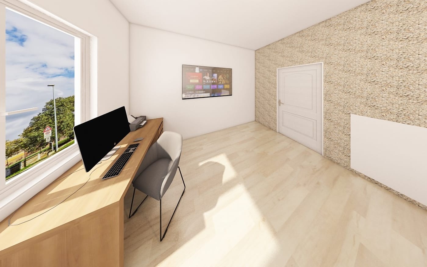 Scandinavian home office