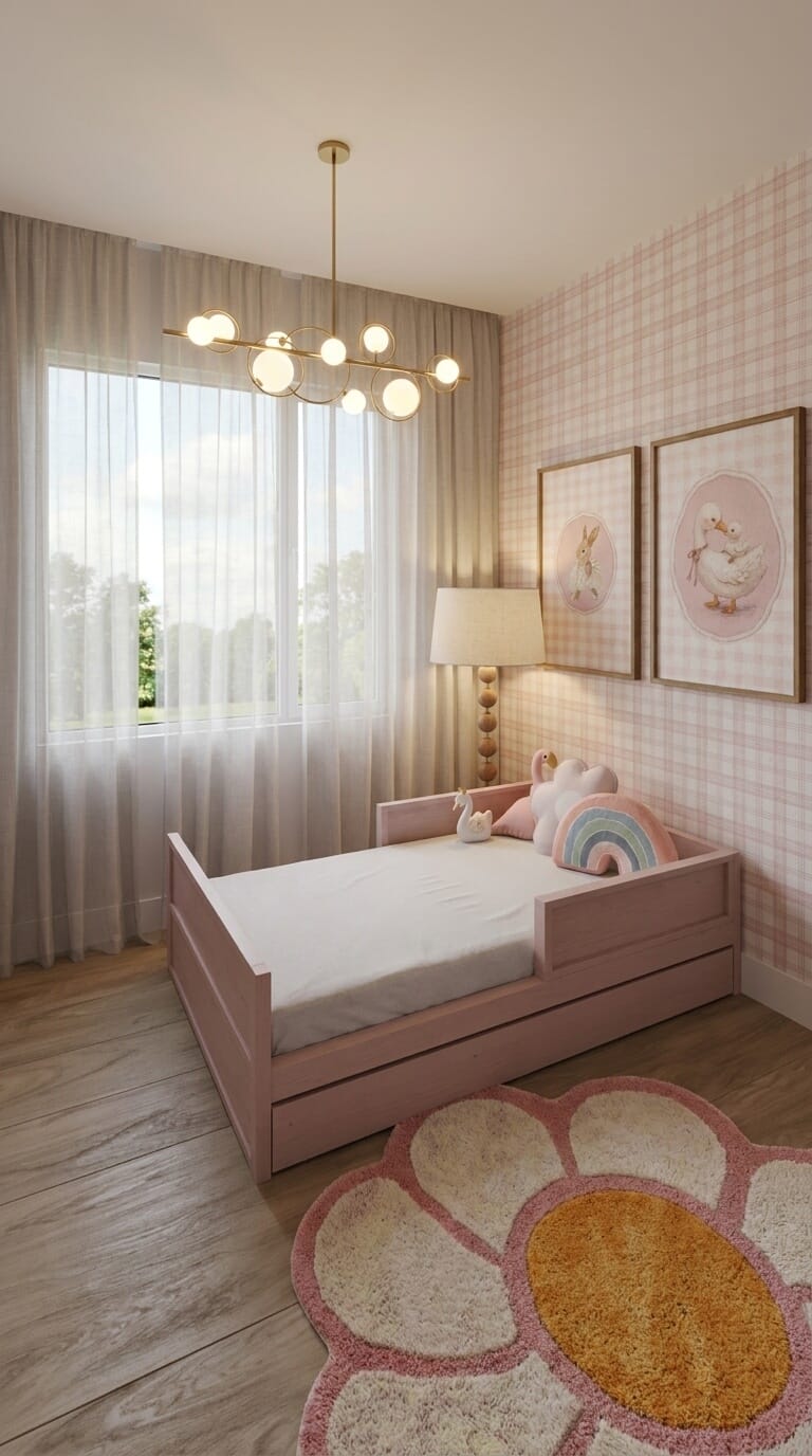 Mid-century kids room