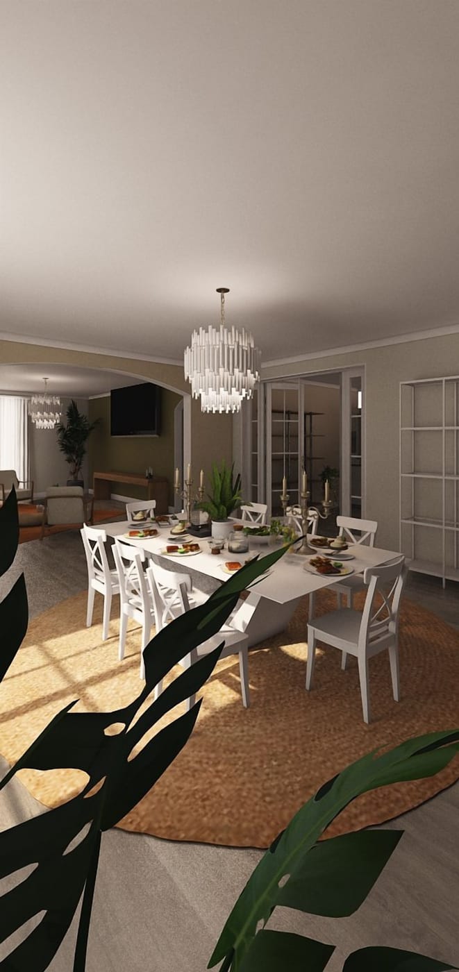 Traditional floor plan