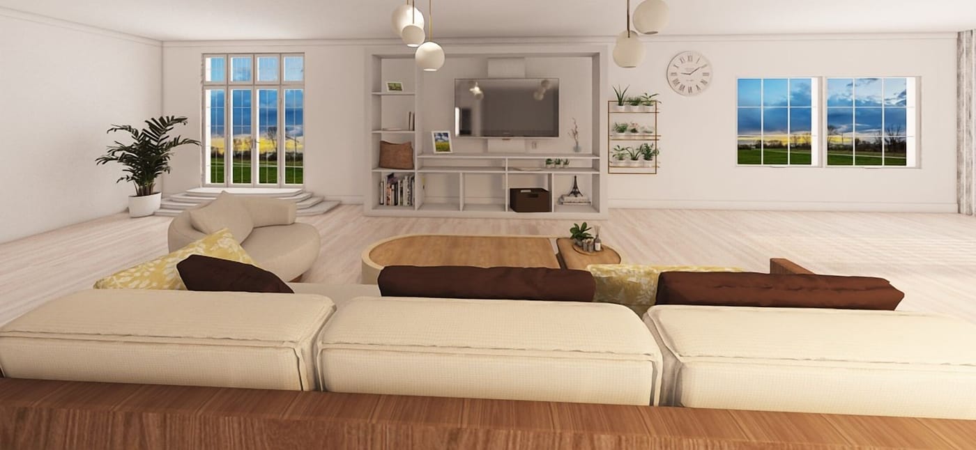 Mid-century living room