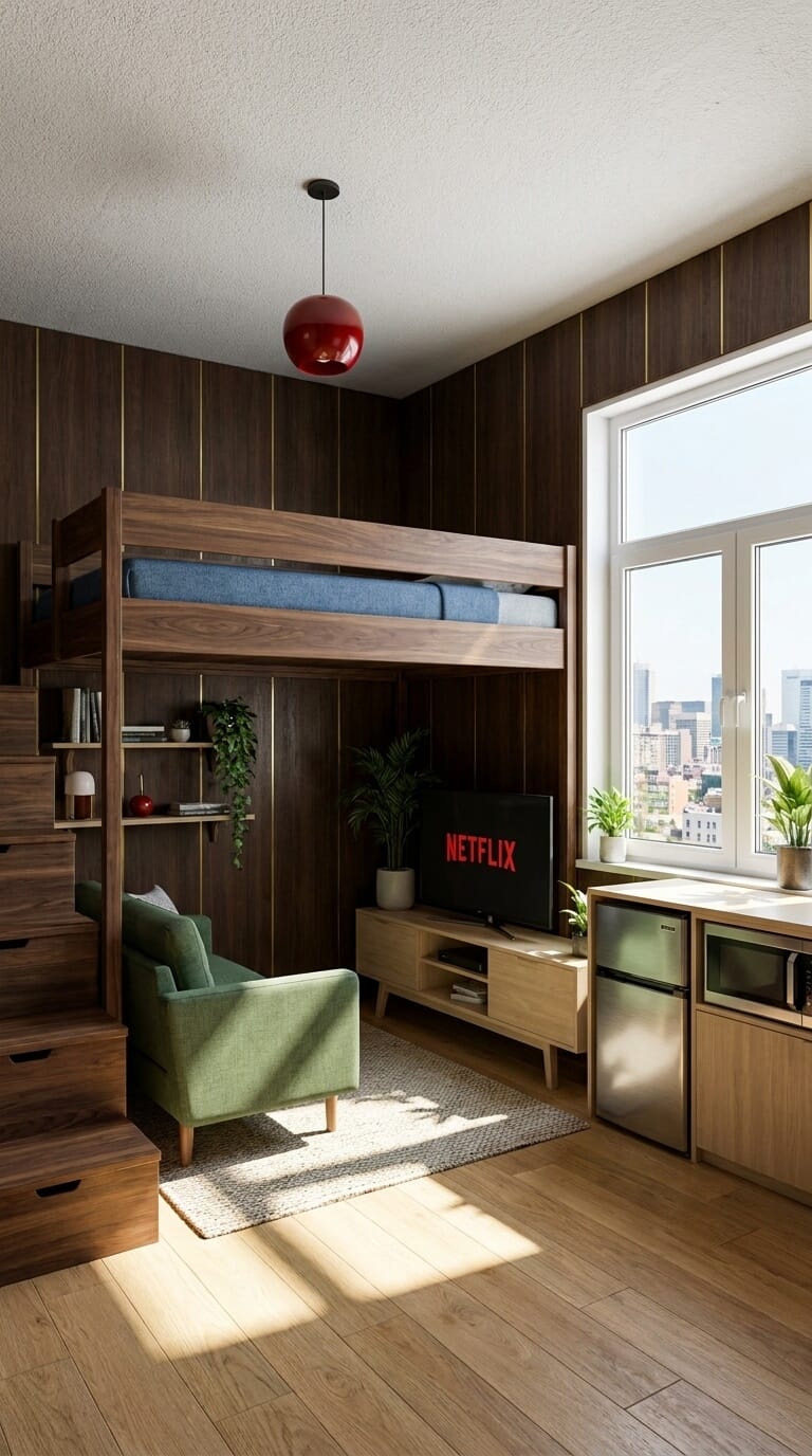 Mid-century living room